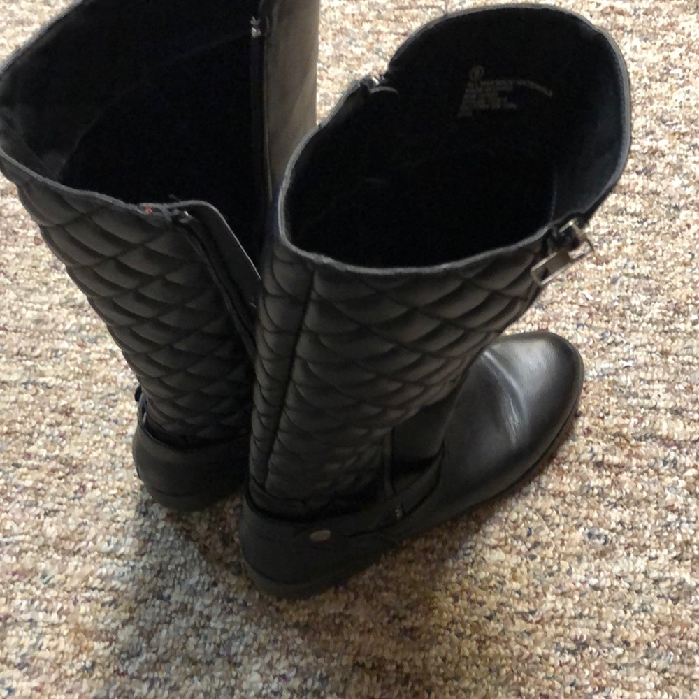 High black boots
